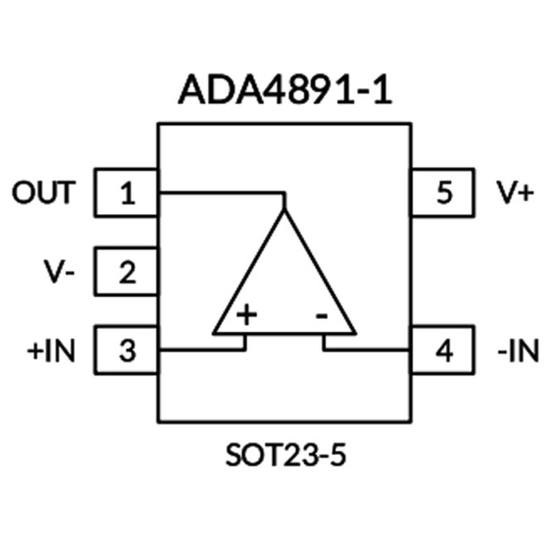 ADA4891-1ARJZ-R7引脚图